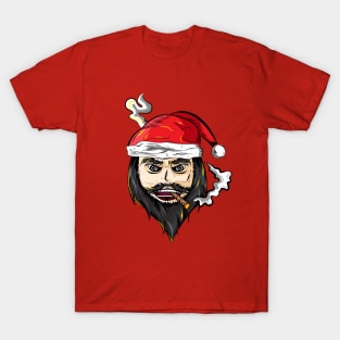 Smoking Santa T-Shirt